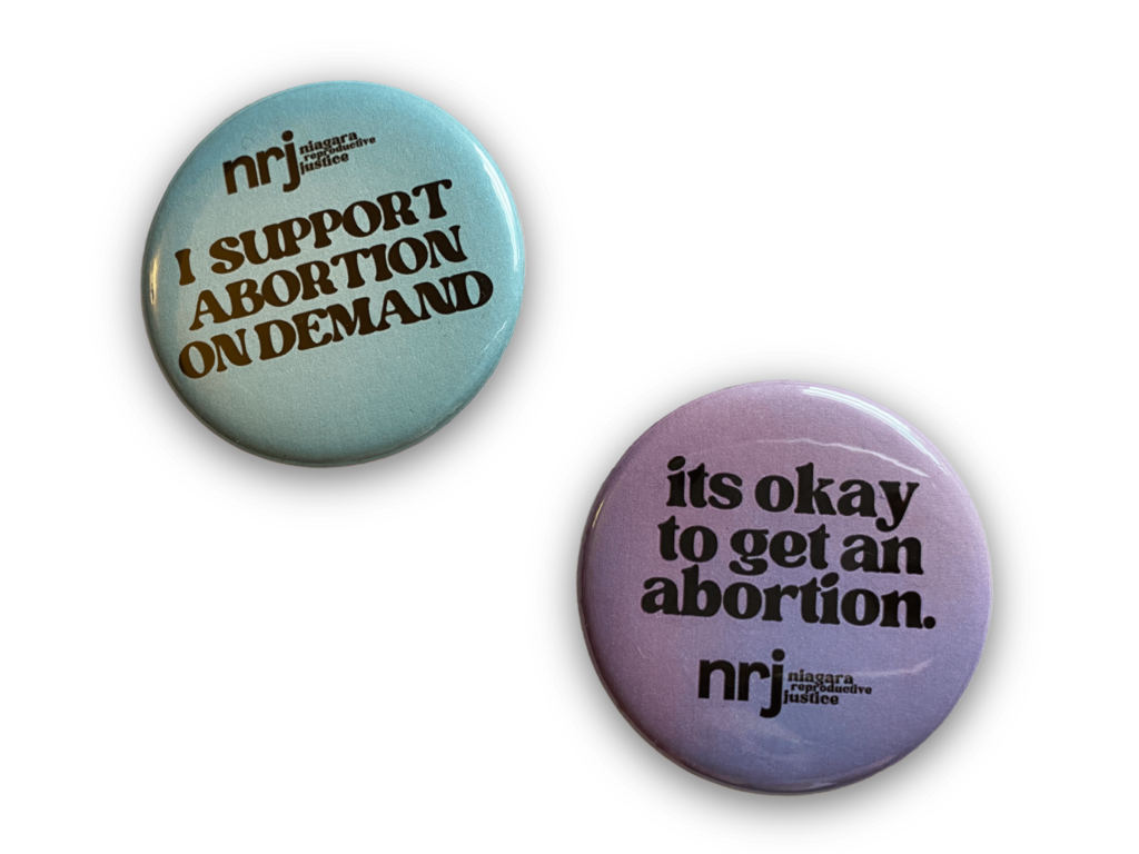 2 pro-choice buttons
